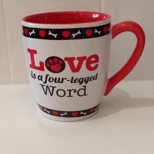 XL Coffee Mug  "Love is a four-legged Word"